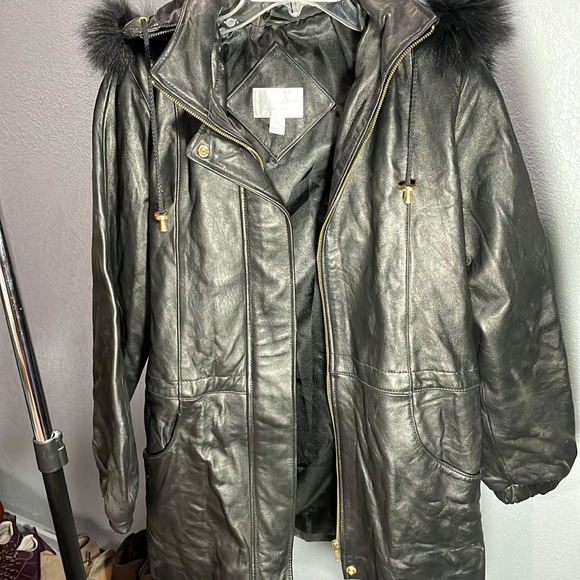 Worthington Jackets & Coats Nwt Worthington Genuine Leather And Fur